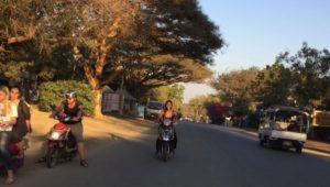 Bagan, Myanmar, e-bike, accident